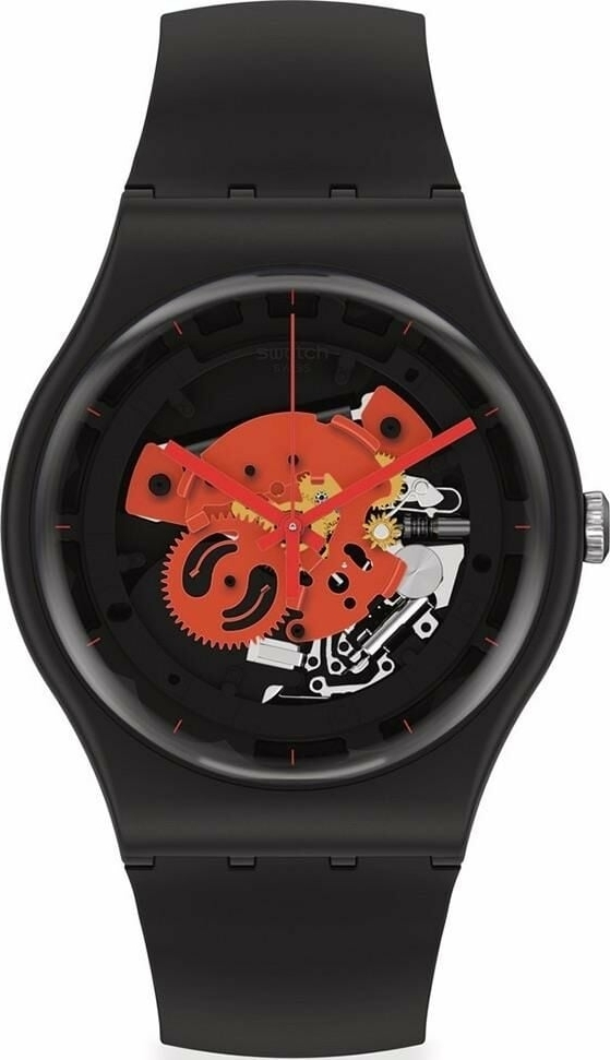 Swatch SO32B110 Time To Red Big Kol Saati