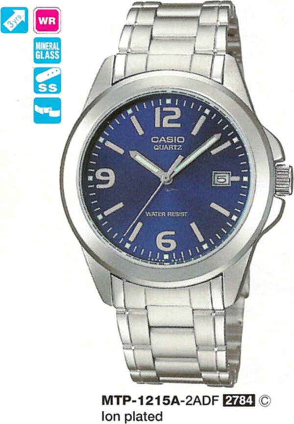 CASIO MTP-1215A-2ADF Pilli ERKEK KOL SAATİ