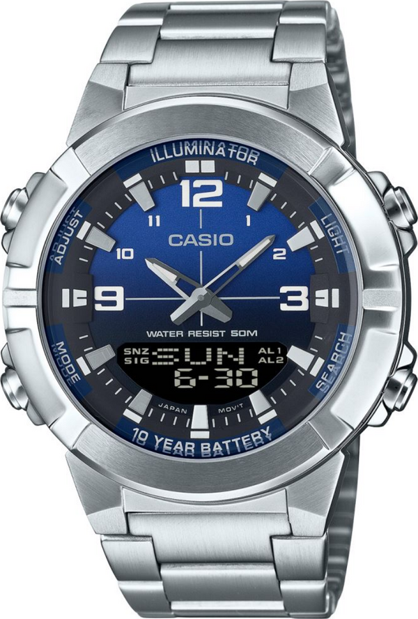 CASIO AMW-870DA-2A1VDF Analog - Dijital ERKEK KOL SAATİ
