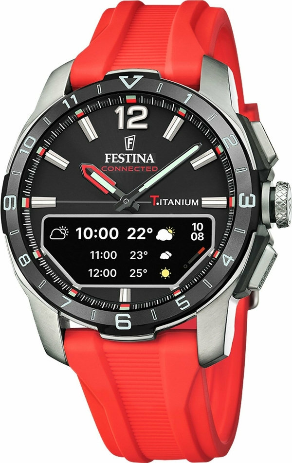 Festına F23000/C Connected D Red Erkek Kol Saati