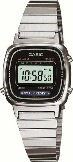 CASIO LA670WD-1DF Pilli KADIN KOL SAATİ