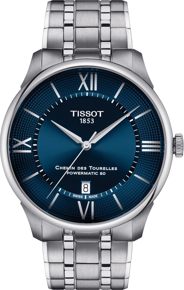 Tissot T1394071104800 Erkek Kol Saati Chemin Des Tourelles Powermatic 80 42Mm T139.407.11.048.00