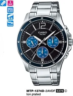 CASIO MTP-1374D-2AVDF Pilli ERKEK KOL SAATİ