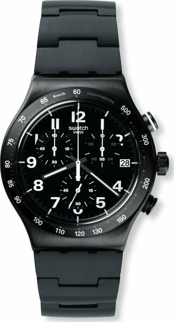 Swatch Yvb402G Siyah Çelik Kol Saati