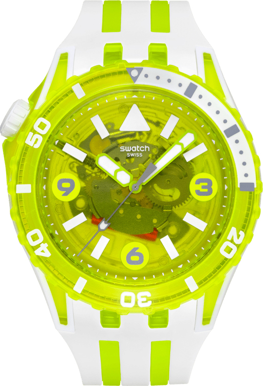 Sscu09J100 Swatch Scubaqua Egg Yolk Erkek Kol Saati Sscu09J100