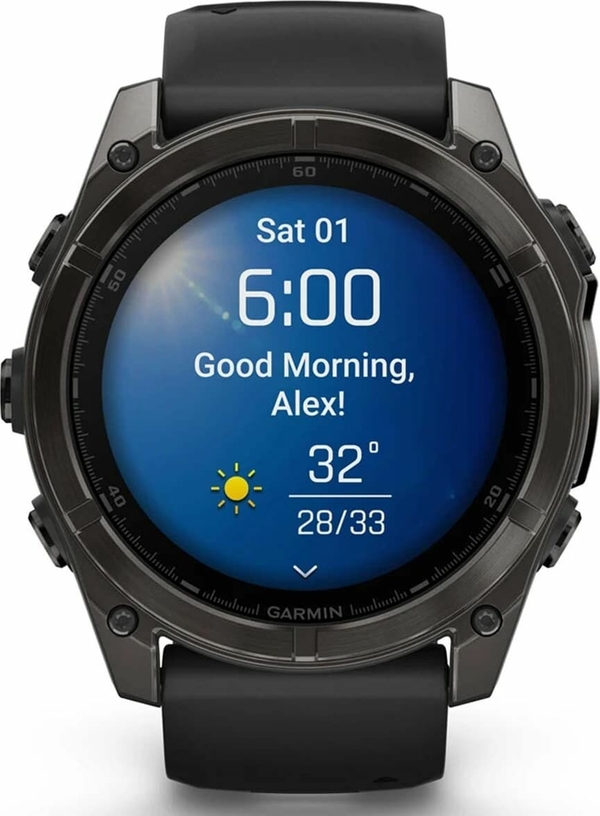 Garmin Gr-010-02905-21 Fenix 8 -51 Mm Amoled Sapphire Akıllı Saat