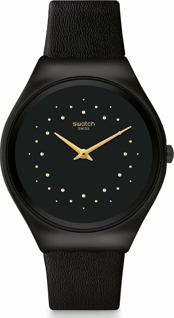 Swatch Syxb102 Siyah Deri Kol Saati