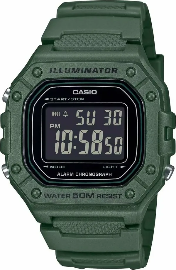 CASIO W-218H-3BVDF Dijital ERKEK KOL SAATİ