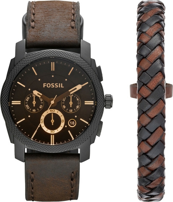 Fossil FFS5251SET Erkek Set Kol Saati ve Bileklik