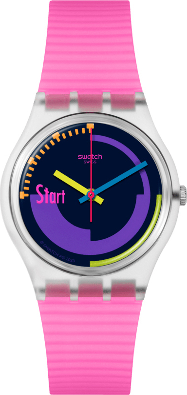 Swatch Neon Pink Podium Bayan Kol Saati So28K111