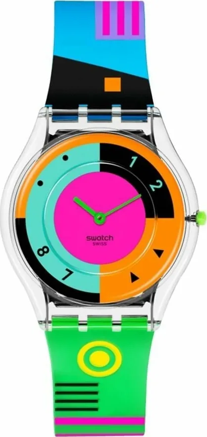 Swatch Neon Hot Racer SS08K119 Kol Saati