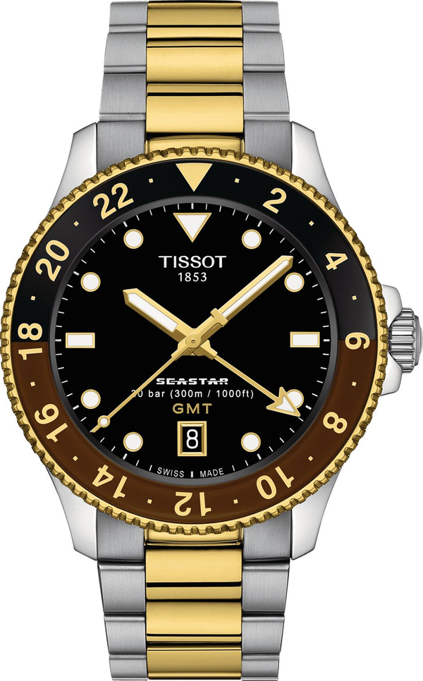 Tissot T1208522205100 Seastar 1000 Quartz Gmt Erkek Kol Saati T120.852.22.051.00