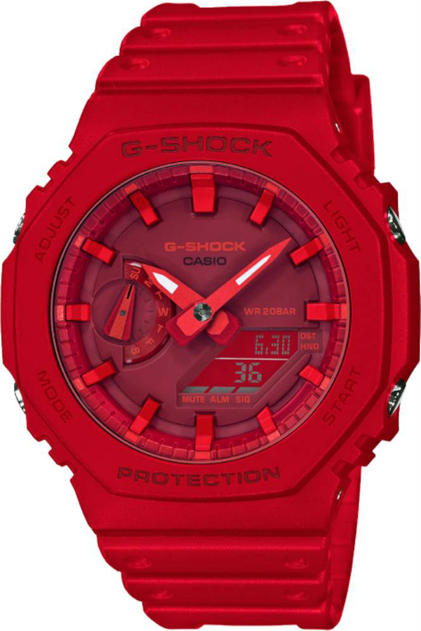 CASIO GA-2100-4ADR Analog -  Digital ERKEK KOL SAATİ