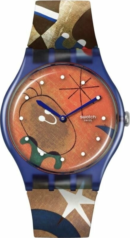 SO29Z136 Swatch Miro's Women & Bird İn The Moonlight Unisex Kol Saati SO29Z136