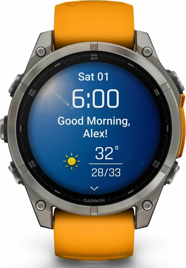 Garmin Gr-010-02904-11 Fenix 8 - 47 Mm Amoled Sapphire Akıllı Saat