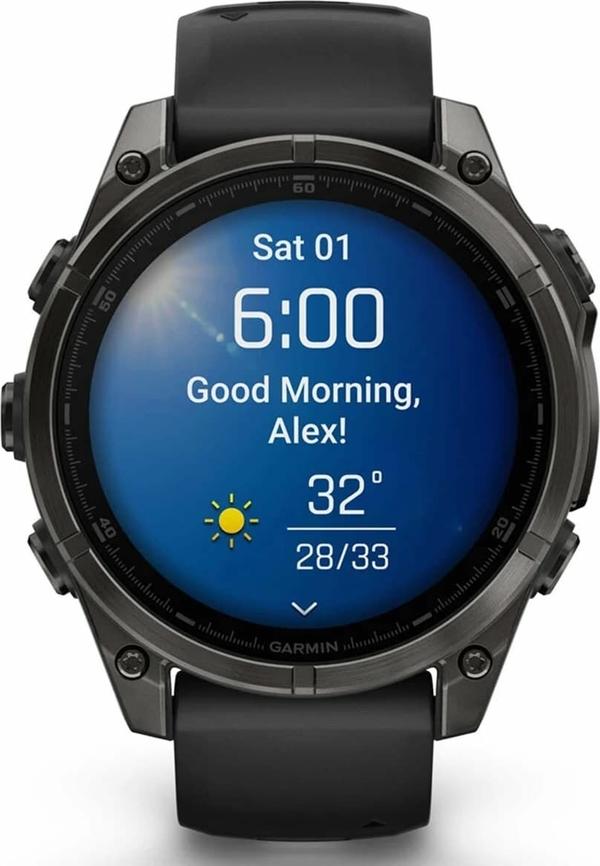 Garmin Gr-010-02904-21 Fenix 8 - 47 Mm Amoled Sapphire Akıllı Saat