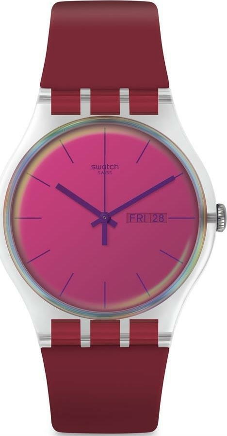Swatch SUOK717 Polared Plastik Silikon Kadın Kol Saati