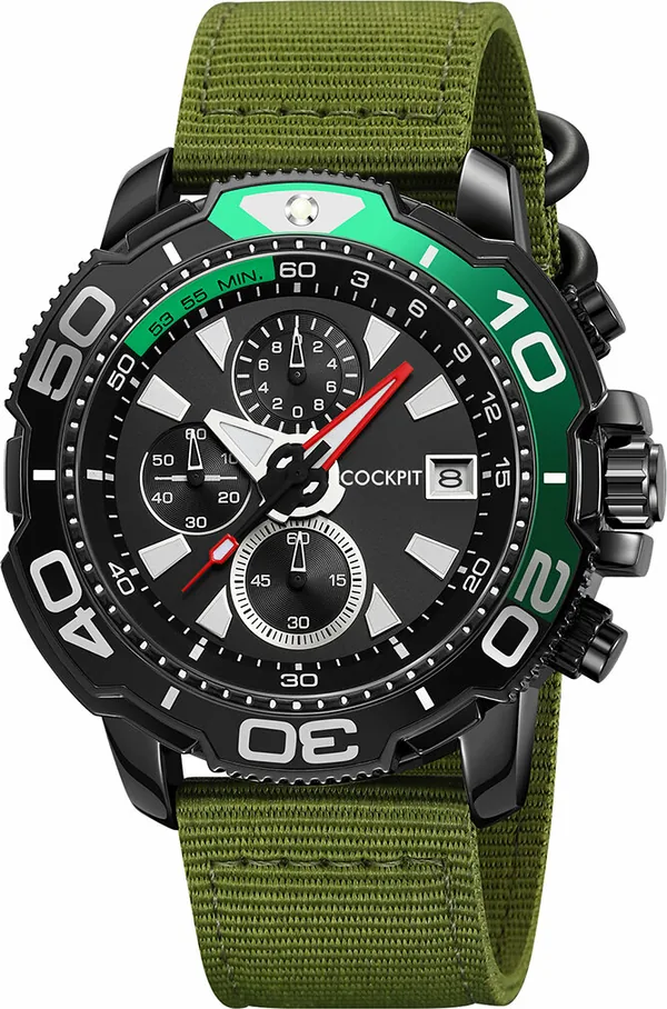 Cockpit CK-9381GN Erkek Kol Saati