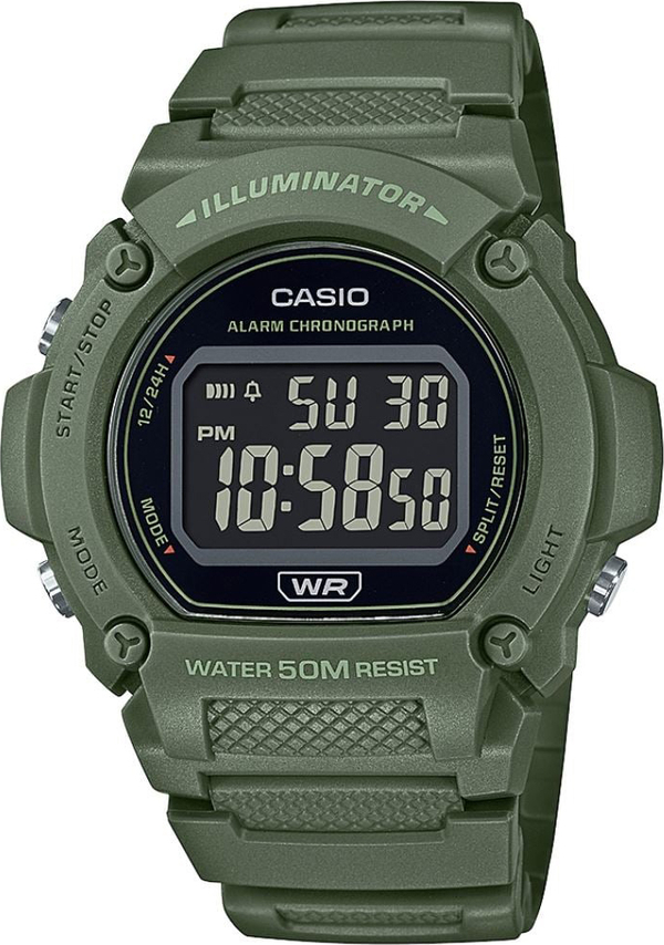 CASIO W-219HC-3BVDF Dijital ERKEK KOL SAATİ
