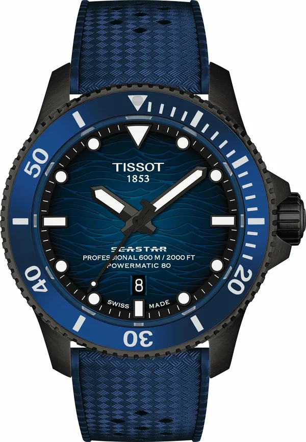 Tissot Seastar 2000 Powermatic 80 T1209073704100 Erkek Kol Saati T120.907.37.041.00